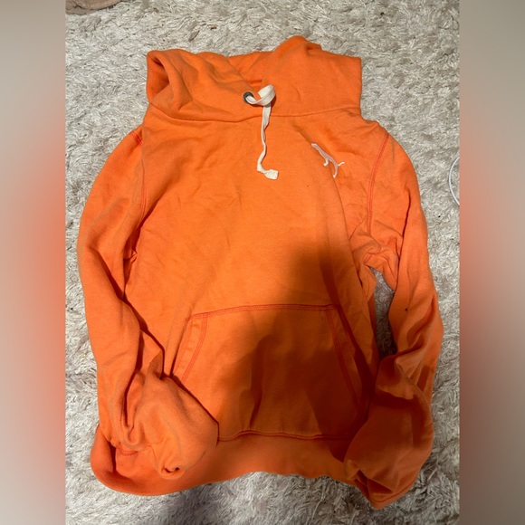 PINK Victoria's Secret Tops - Love pink orange hoodie